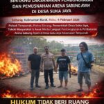 Polsek Tempunak Bersama Polres Sintang Laksanakan Pembongkaran dan Pemusnahan Arena Sabung Ayam di Desa Suka Jaya file_000000005f50720895be75073d646f30